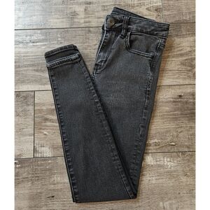 AMERICAN EAGLE Black Wash High Rise Jegging Size 2, 2S